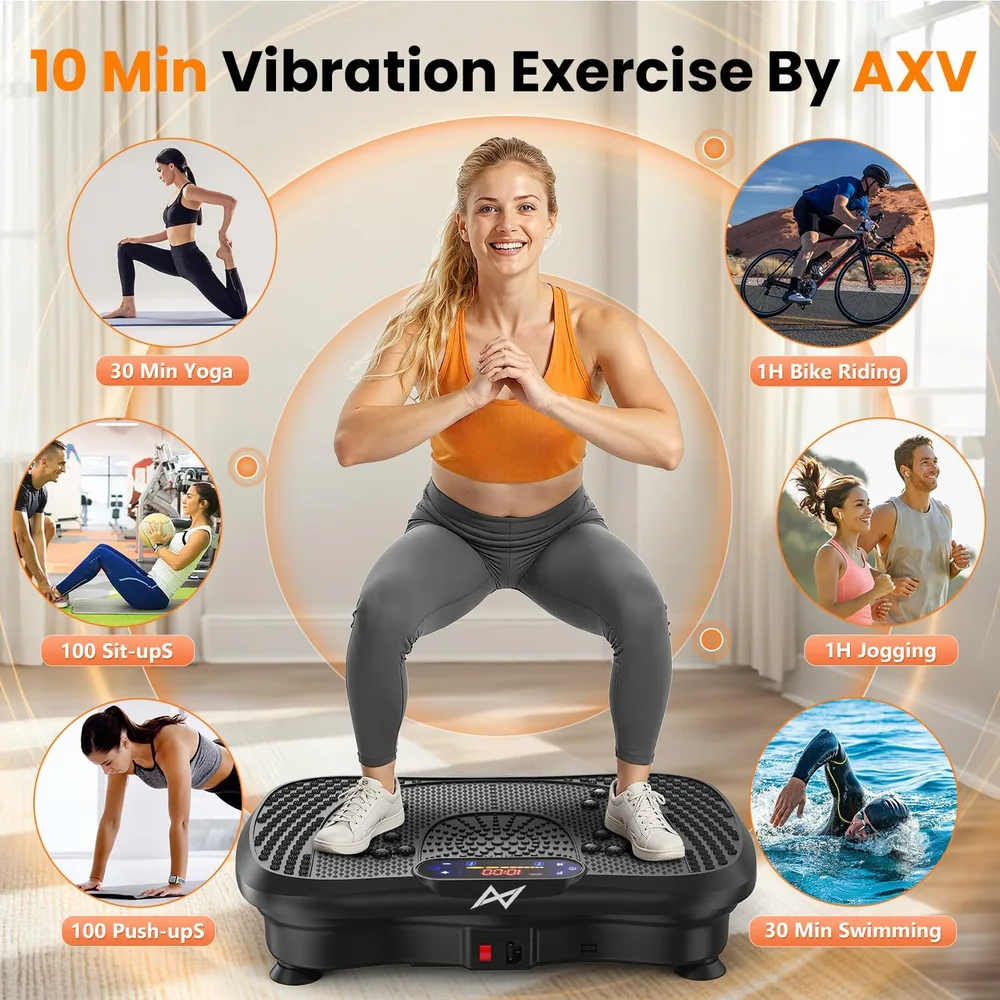 AXV Vibrationsplatte, 120 Stufen – Ansicht 2