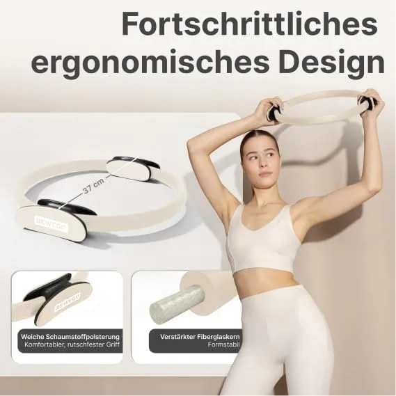 bewego Yoga-Ring, weiß – Ansicht 3