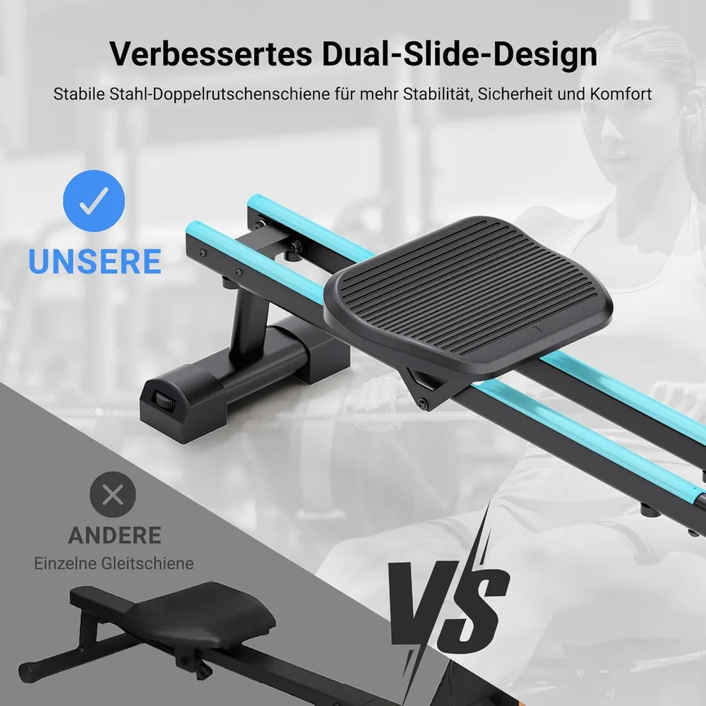 Dripex Rudergerät kompakt mit Bluetooth – Ansicht 5