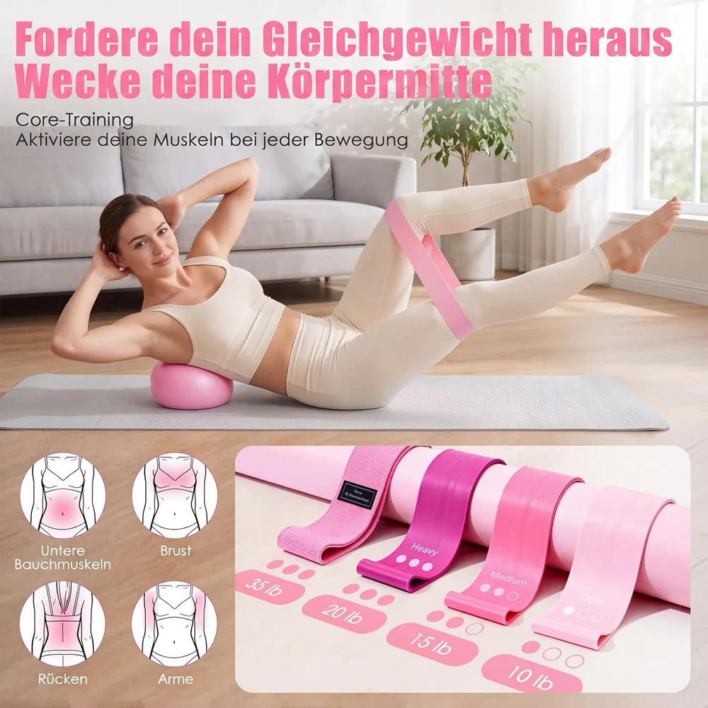 GIFTINBOX Pilates-Set mit Ring und Zubehör – Ansicht 3