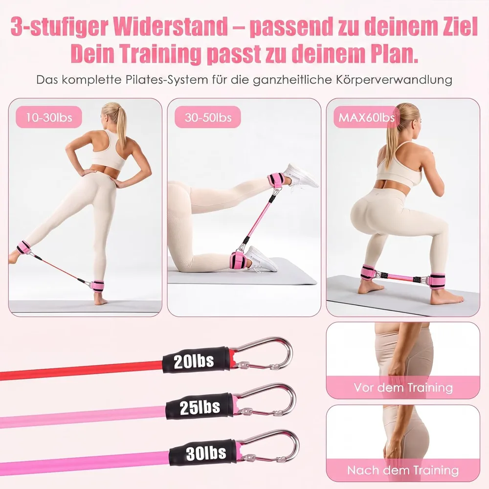 GIFTINBOX Pilates-Set mit Ring und Zubehör – Ansicht 4