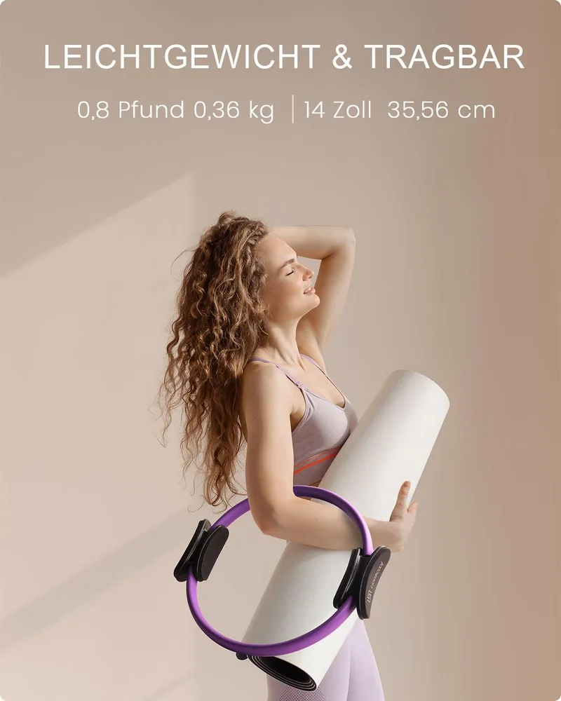LIONSCOOL Pilates-Set mit Widerstandsbändern – Ansicht 2
