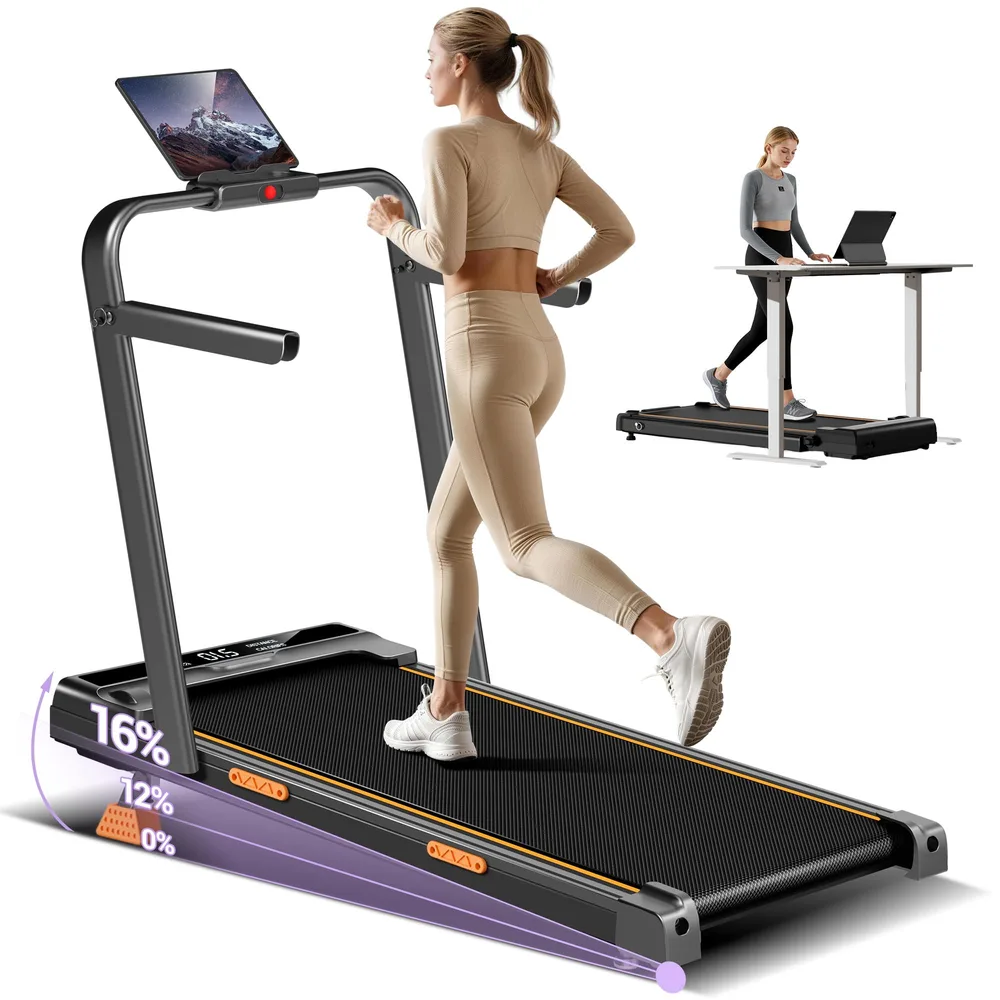 LONTEK Walking Pad klappbar mit Steigung