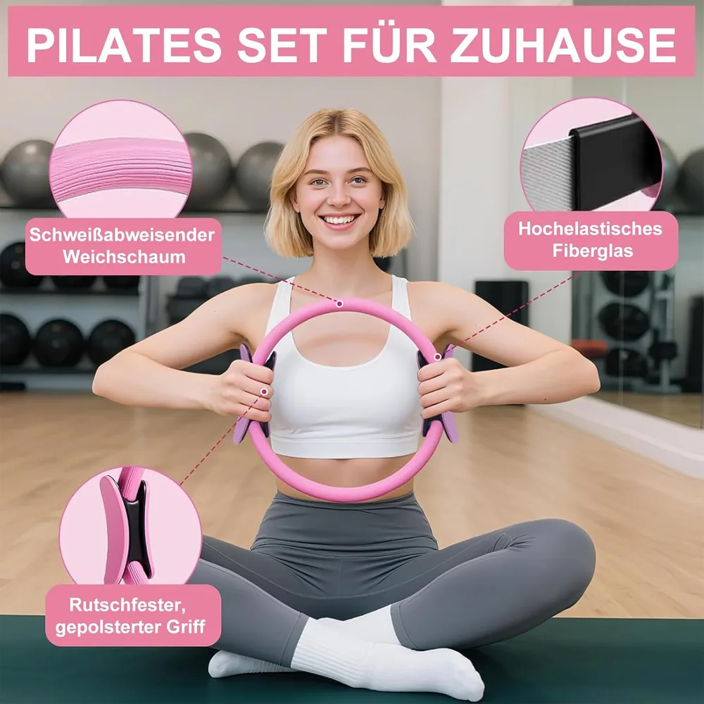 lxmydm Fitness-Set für Pilates und Yoga – Ansicht 2