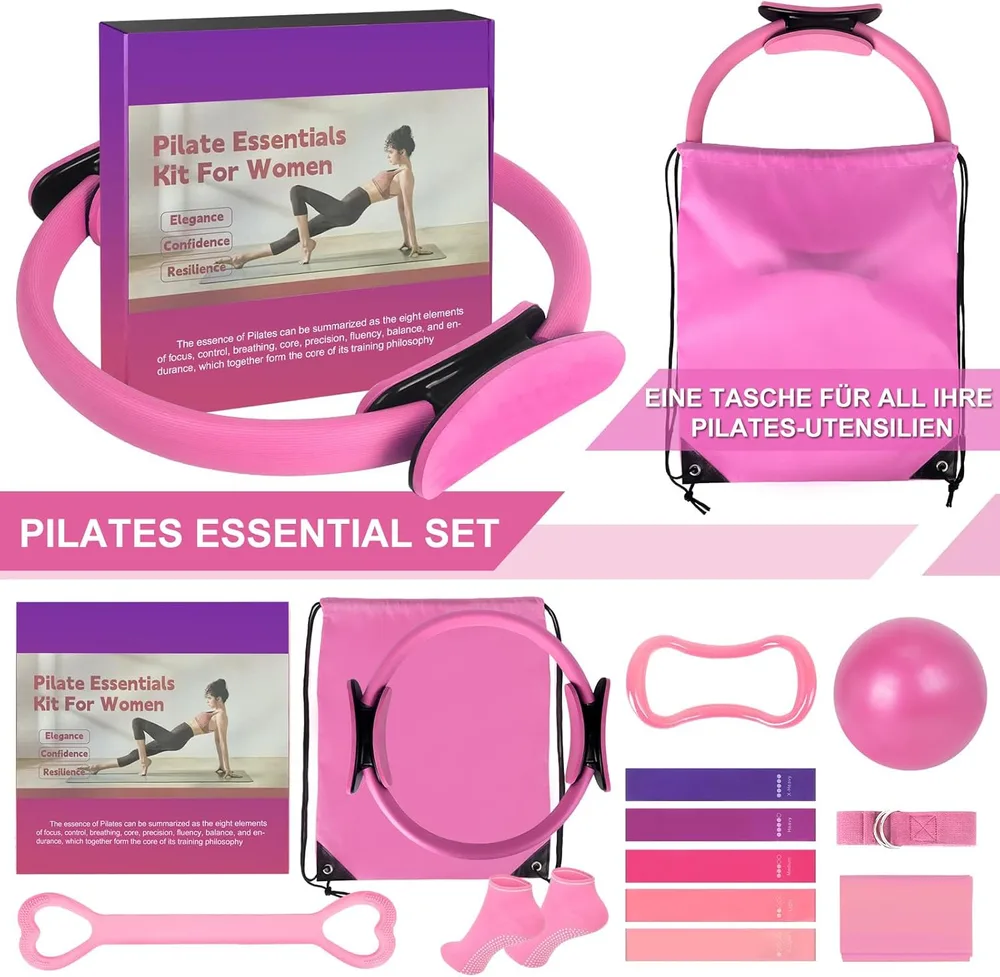 lxmydm Fitness-Set für Pilates und Yoga – Ansicht 6