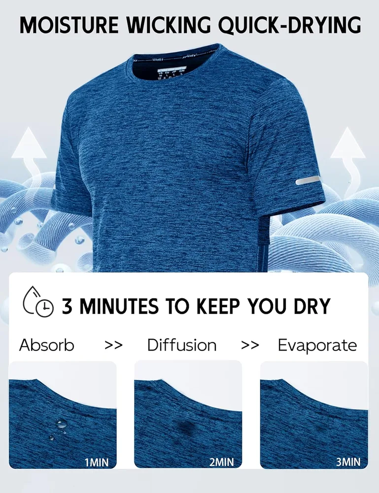 MAGCOMSEN Funktionsshirt Herren Kurzarm – Ansicht 3