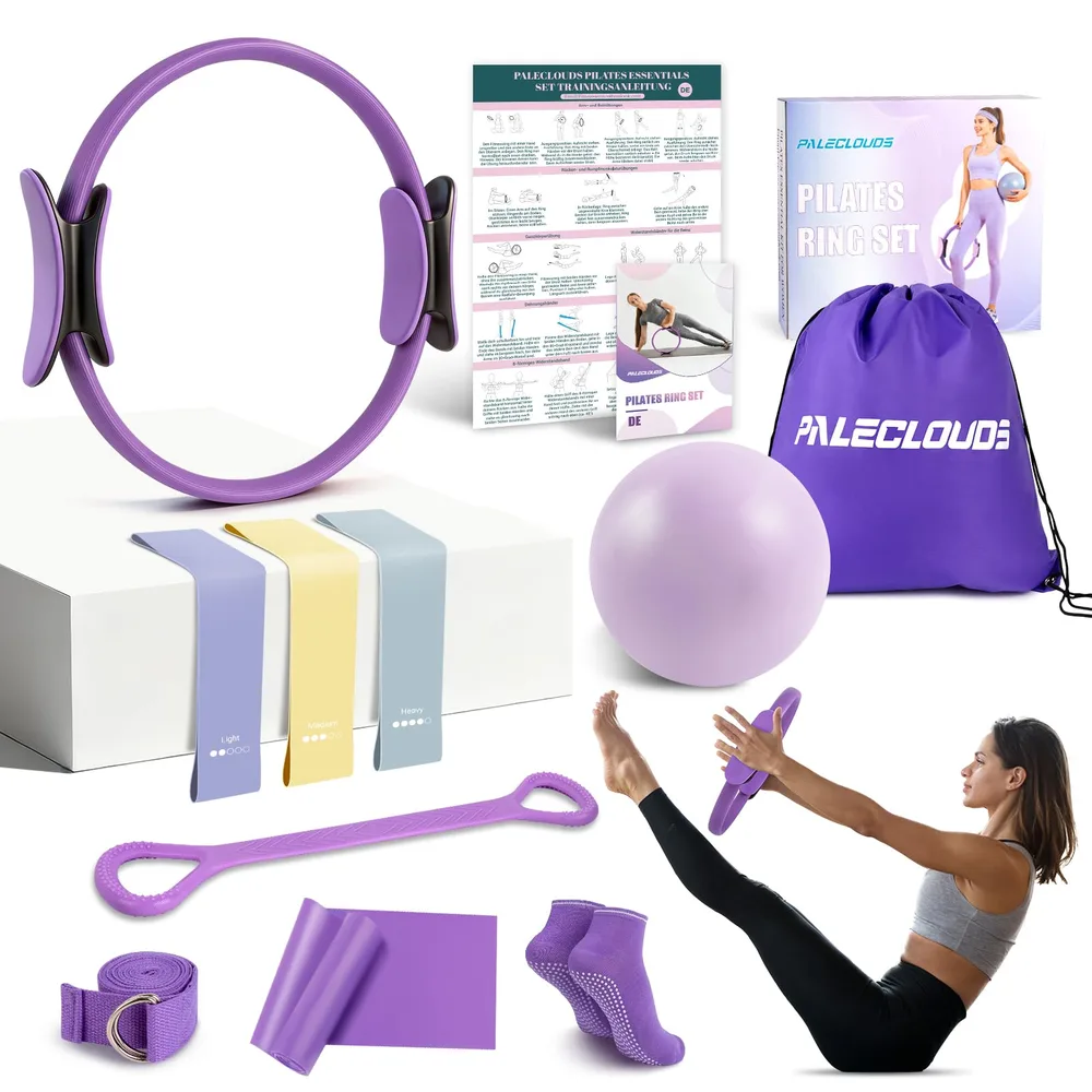 Paleclouds Home-Workout-Set für Pilates