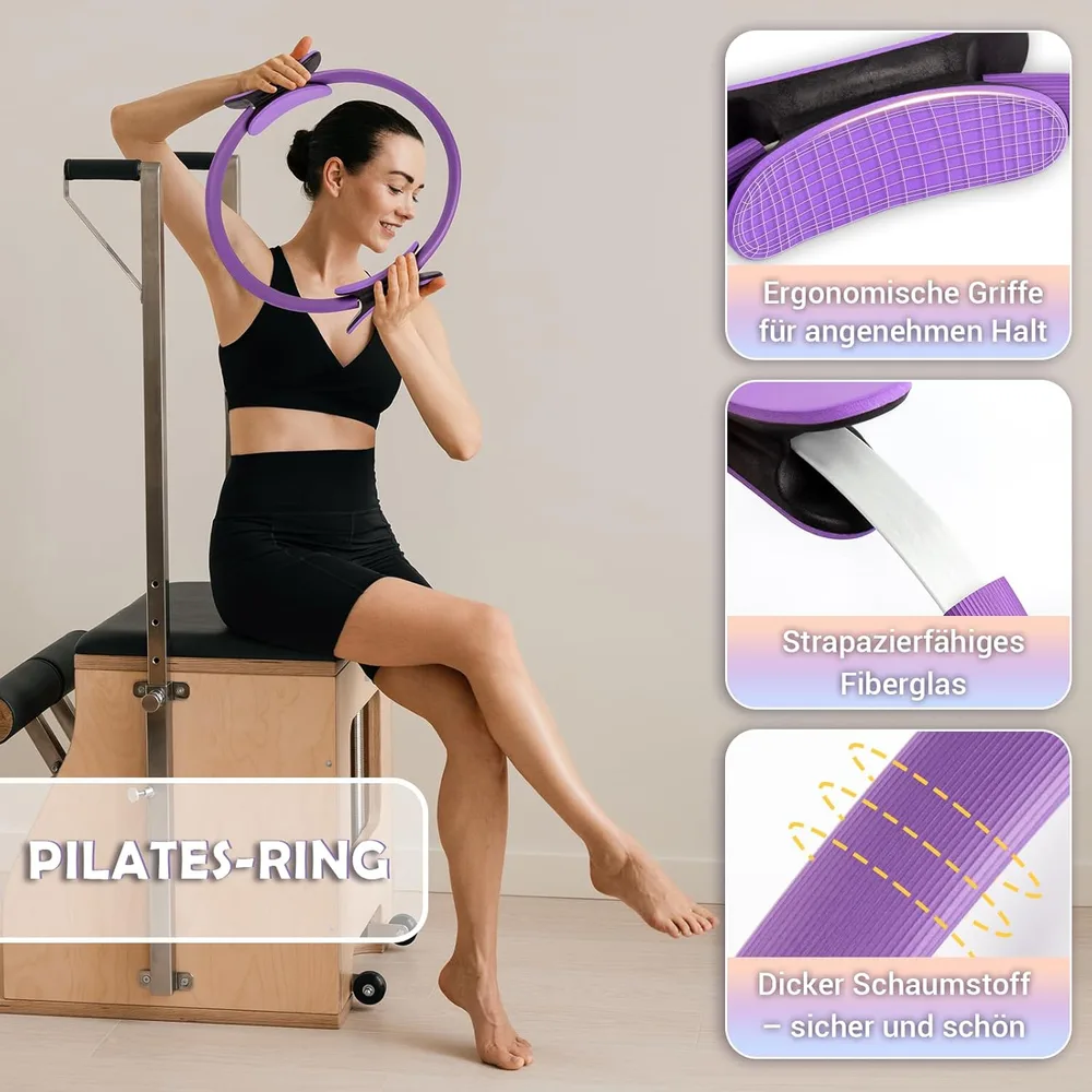 Paleclouds Home-Workout-Set für Pilates – Ansicht 2