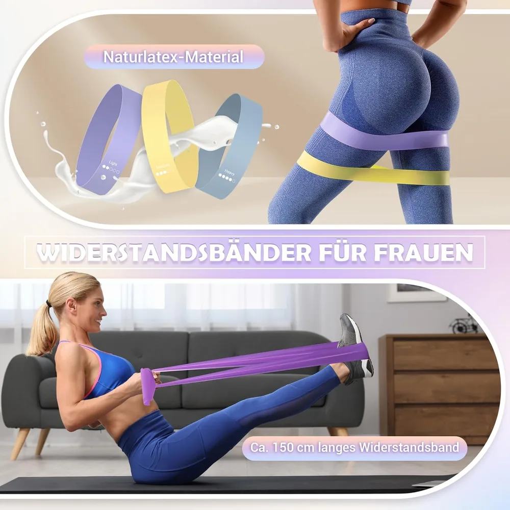 Paleclouds Home-Workout-Set für Pilates – Ansicht 3
