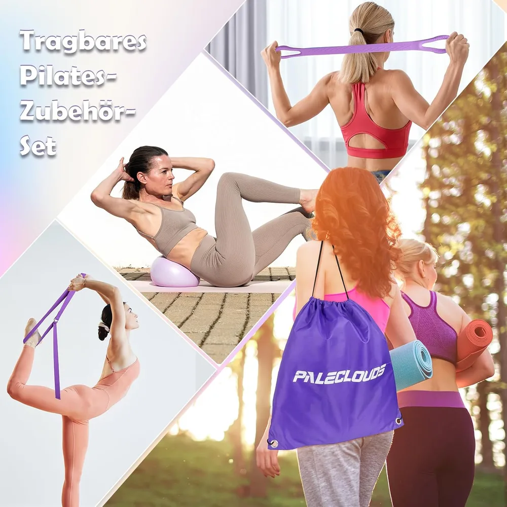 Paleclouds Home-Workout-Set für Pilates – Ansicht 6