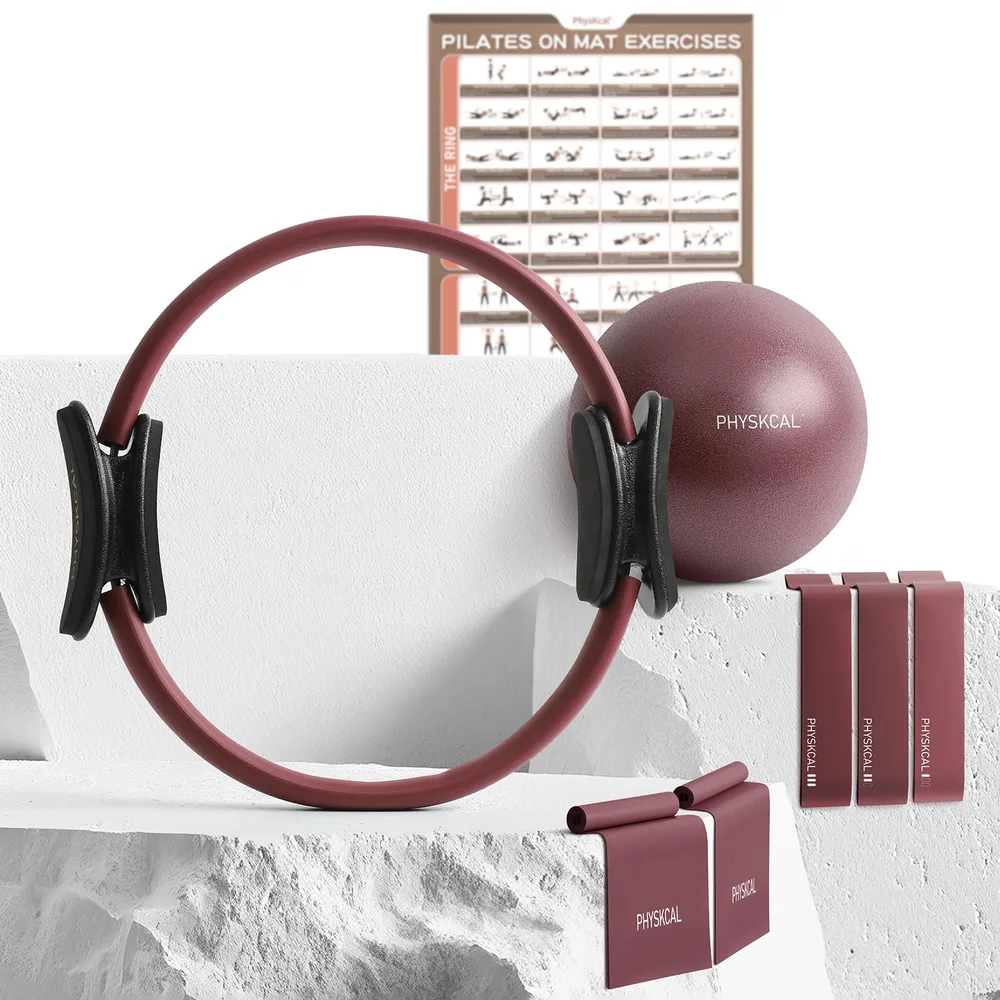 PhysKcal Pilates-Ring 38 cm mit Zubehör