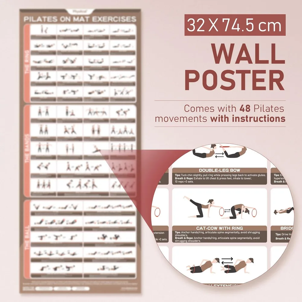 PhysKcal Pilates-Ring 38 cm mit Zubehör – Ansicht 3