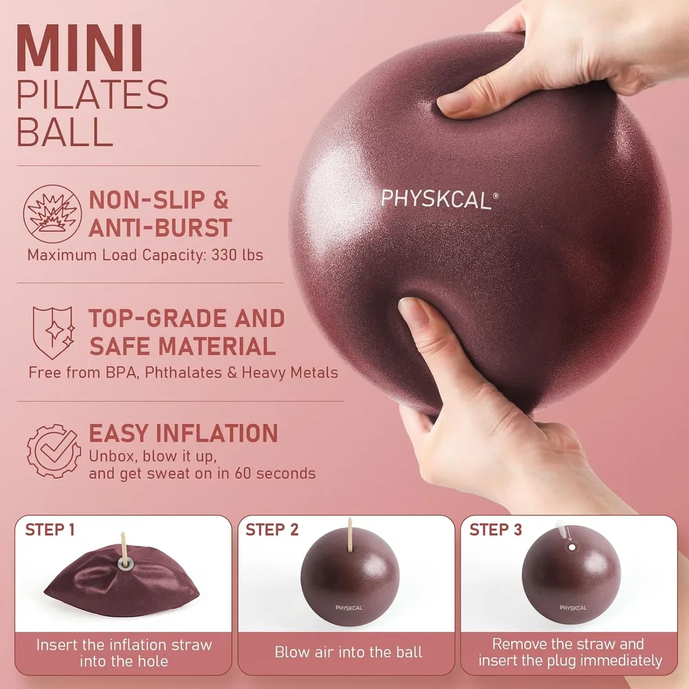 PhysKcal Pilates-Ring 38 cm mit Zubehör – Ansicht 4
