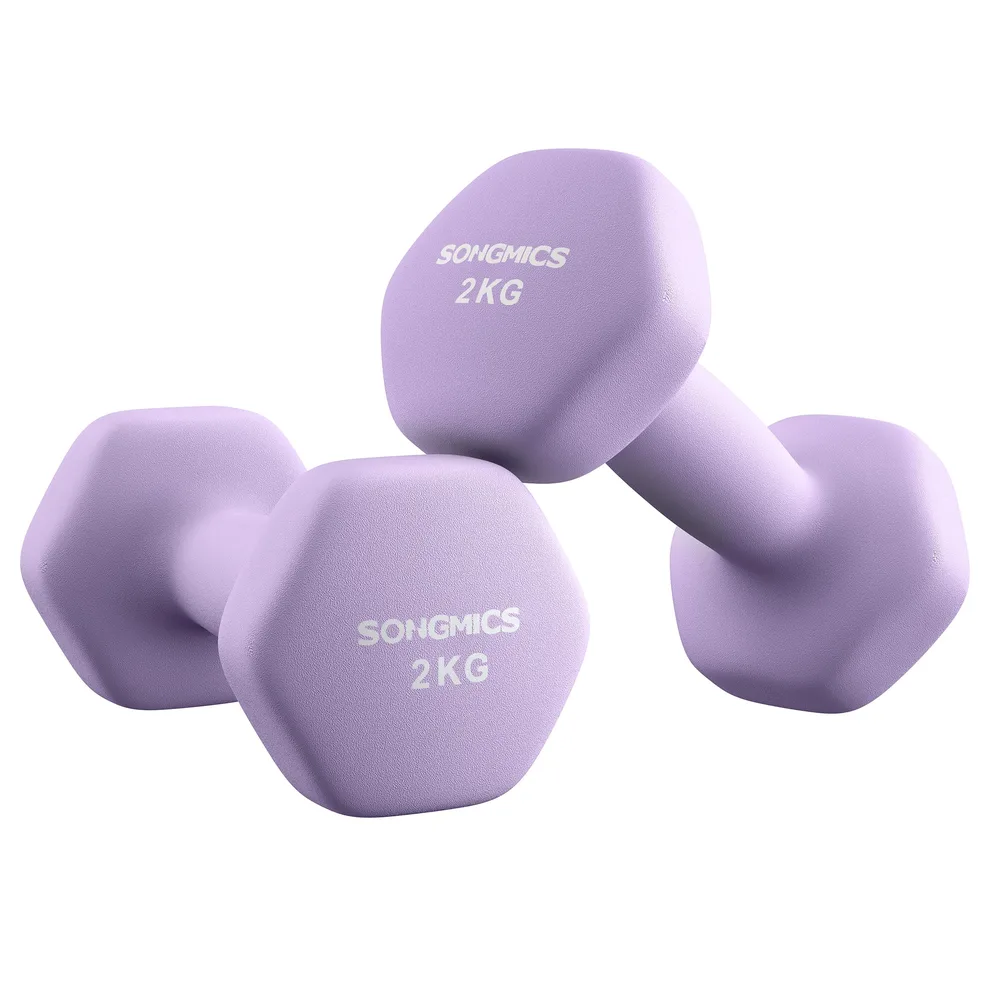 SONGMICS Neopren-Hanteln 2 kg (Paar)