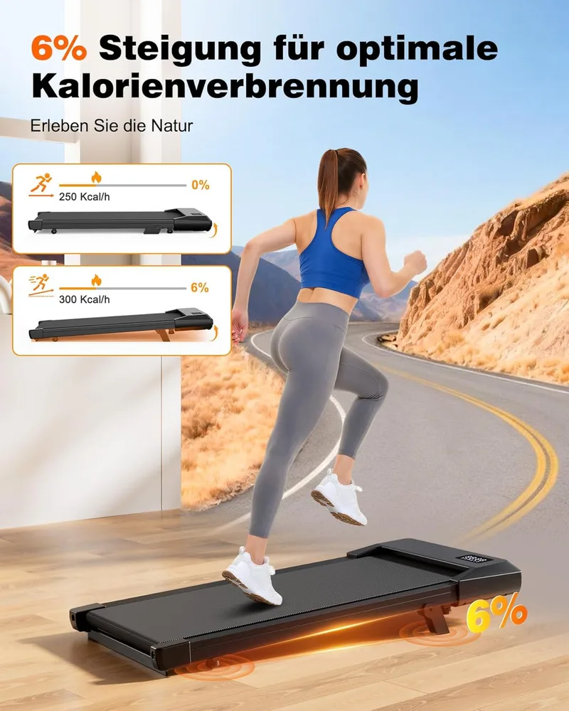 Superun Walking Pad mit Steigung – Ansicht 2