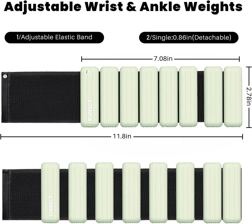 TopEsct Handgelenkgewichte – Ansicht 2