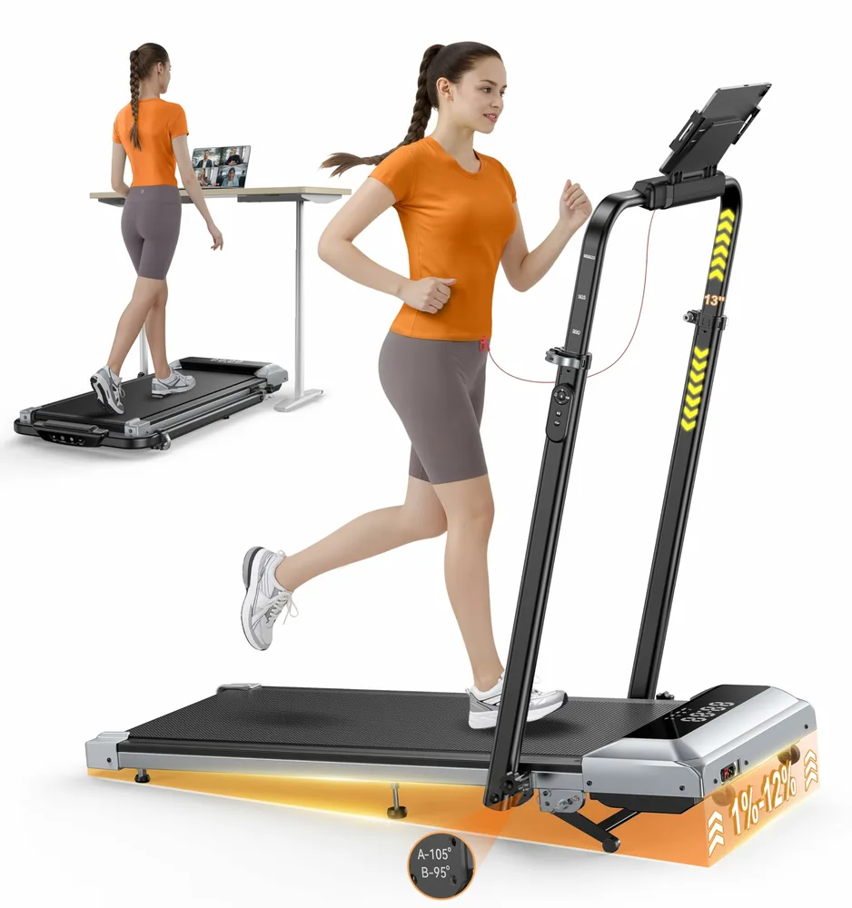 Toputure Laufband klappbar mit 12 % Steigung