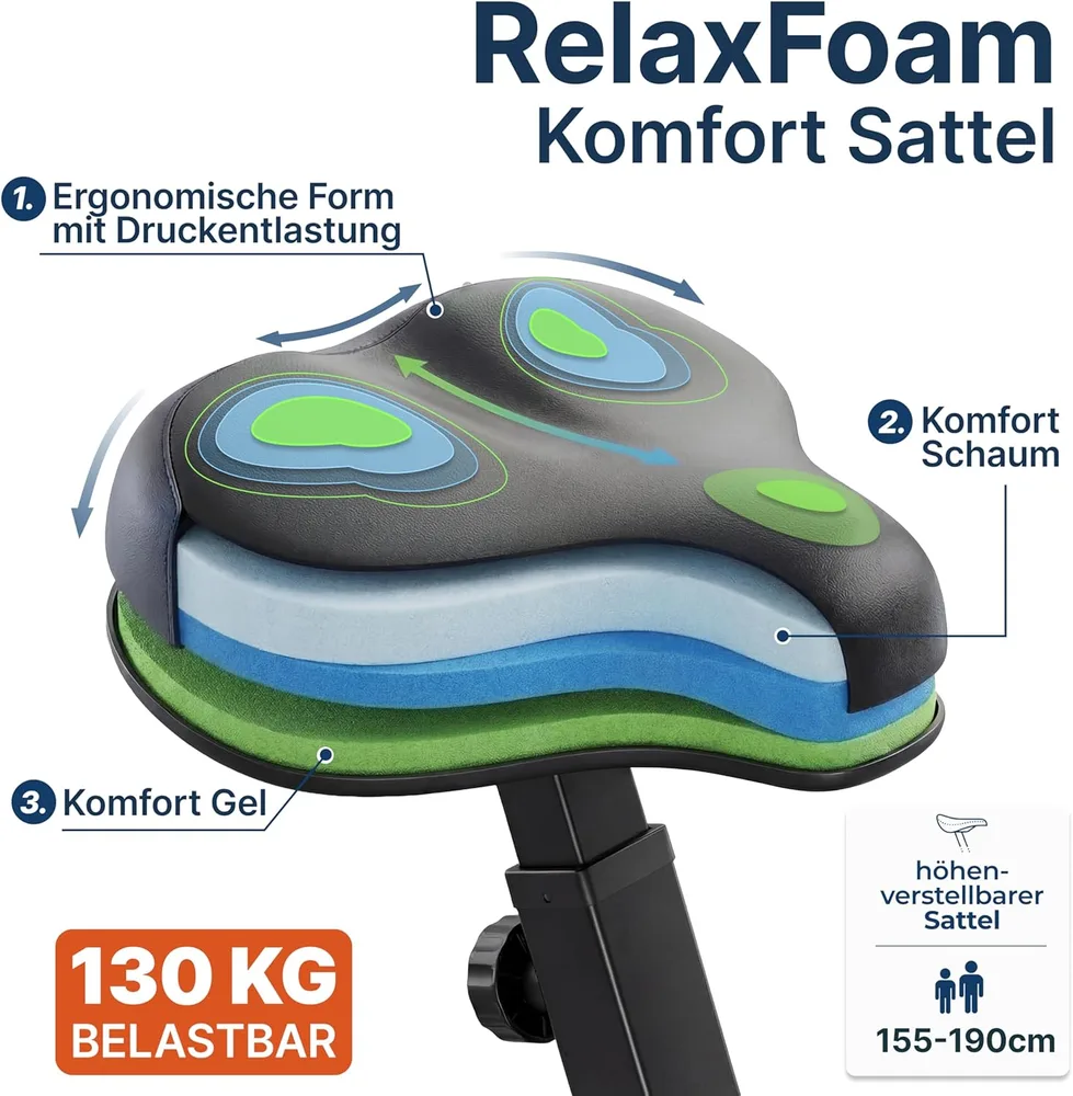 Ultrasport F-Bike Heimtrainer klappbar – Ansicht 3