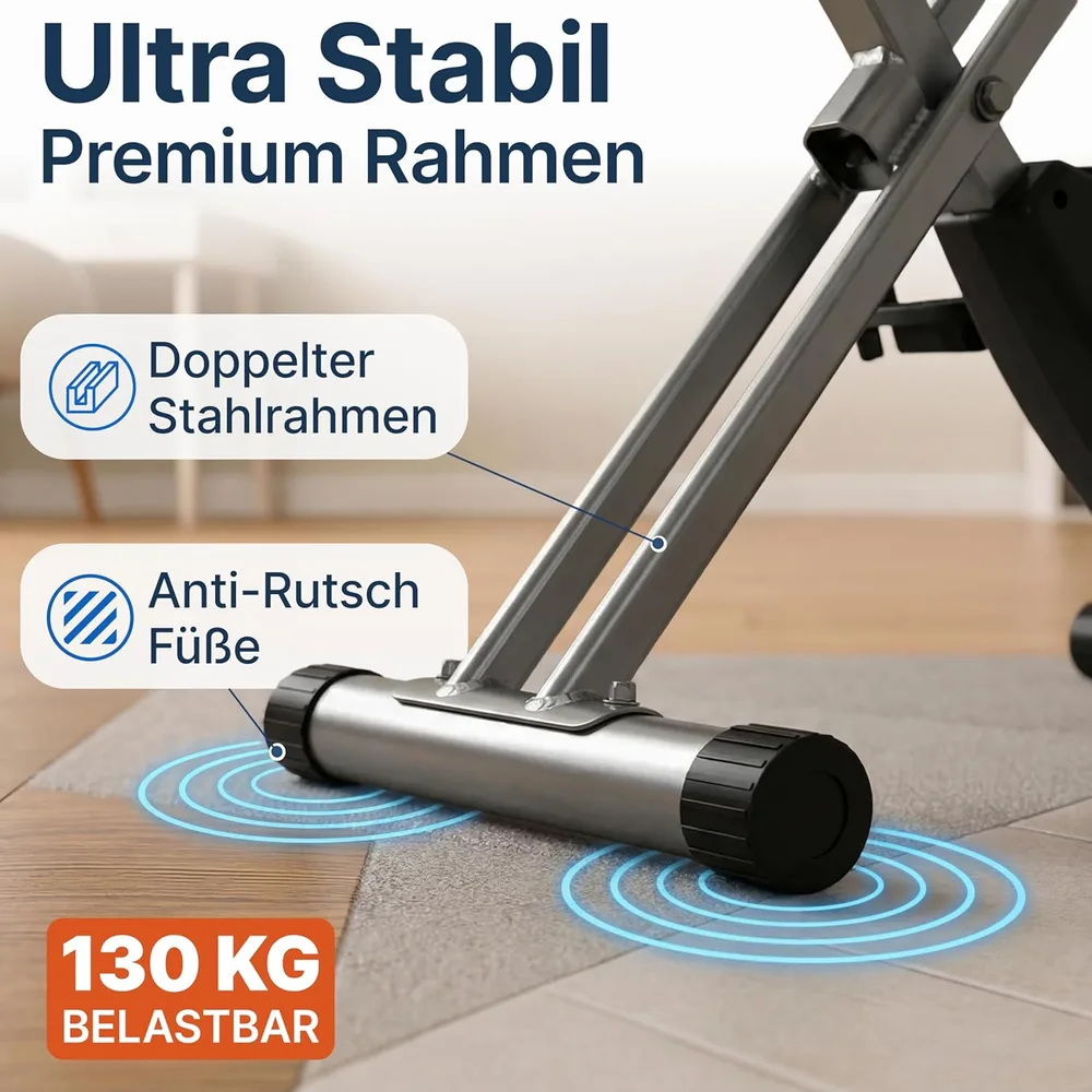 Ultrasport F-Bike Heimtrainer klappbar – Ansicht 6