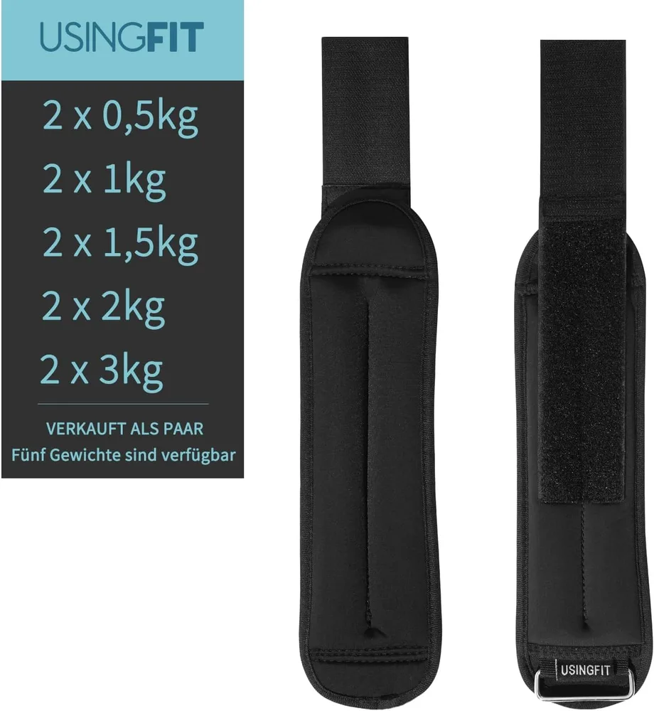 USINGFIT Gewichtsmanschetten für Arme und Beine – Ansicht 2