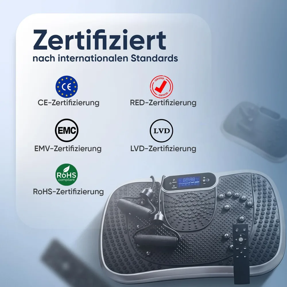 WeightWorld Vibrationsplatte, 99 Intensitätsstufen – Ansicht 5